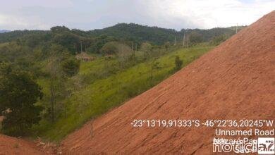 Desmatou para construir; Foi multado e teve a área embargada