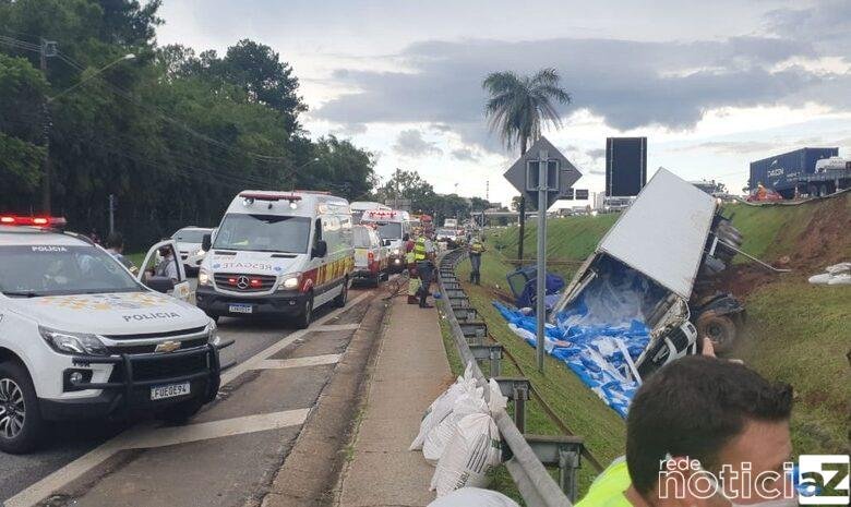 Rodovia de Jundiaí tem morte e interdição