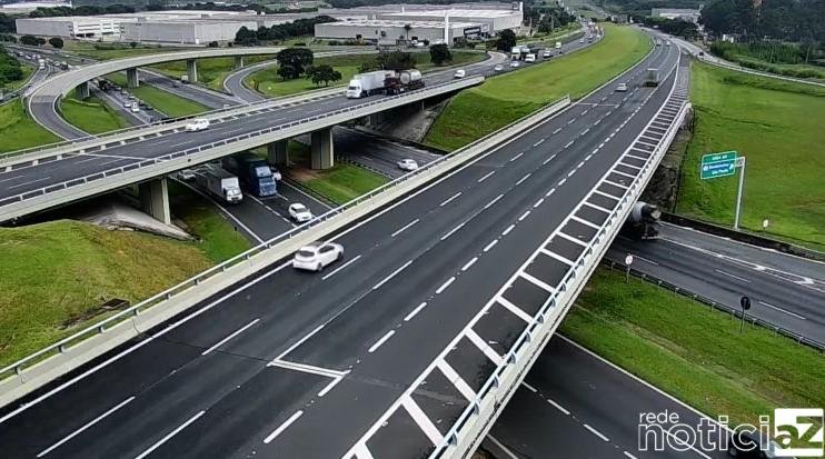 Condições de tráfego no Sistema Anhanguera-Bandeirantes