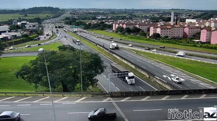 Condições de tráfego no Sistema Anhanguera-Bandeirantes