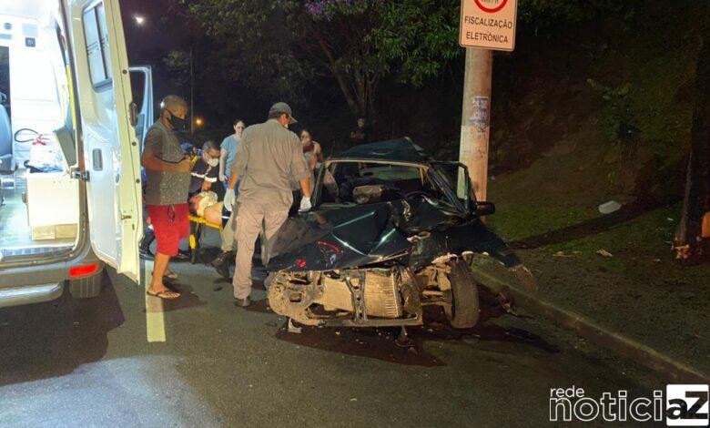 Dois acidentes no mesmo trecho em avenida de Jundiaí ligam o alerta