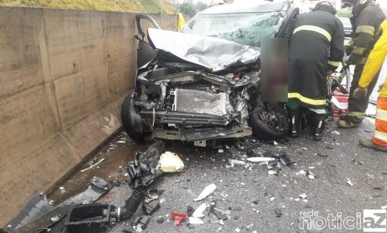 Acidente na Dom Pedro causa uma morte