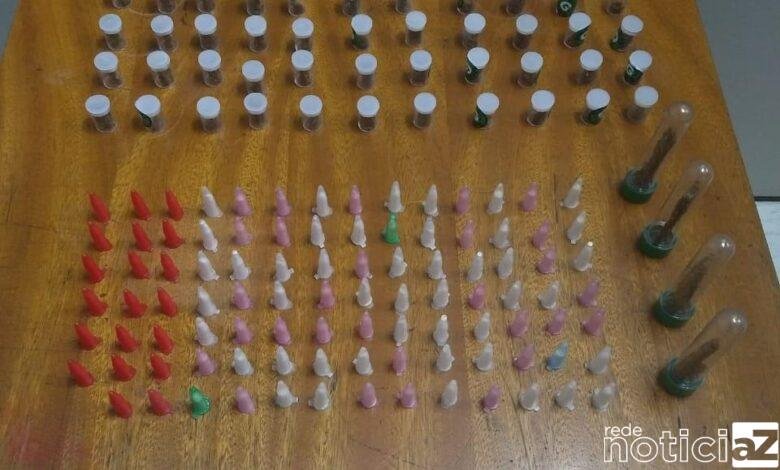 Guarda de Várzea apreende drogas prontas para a venda