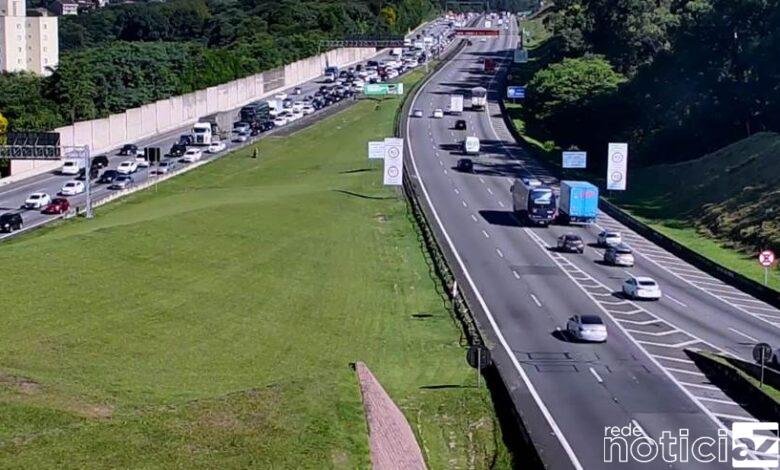 Condições de tráfego no Sistema Anhanguera-Bandeirantes