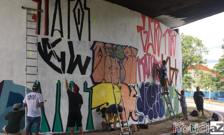 Intervenção artística vai colorir muro de escola de Samba em Jundiaí