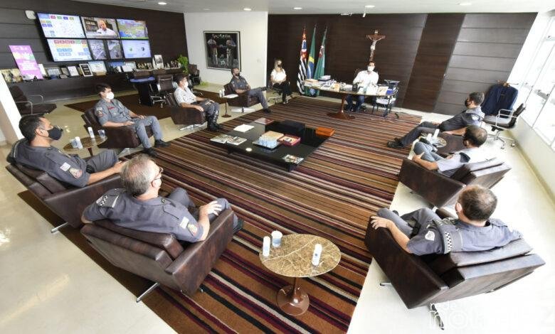 Prefeito de Jundiaí e Polícia Militar se reúnem