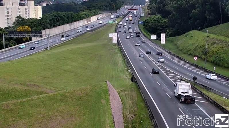 Condições de tráfego no Sistema Anhanguera-Bandeirantes