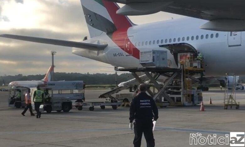 Doses da vacina de Oxford chegam no Brasil