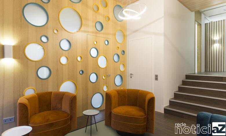 O poder dos espelhos com reflexos e sensações