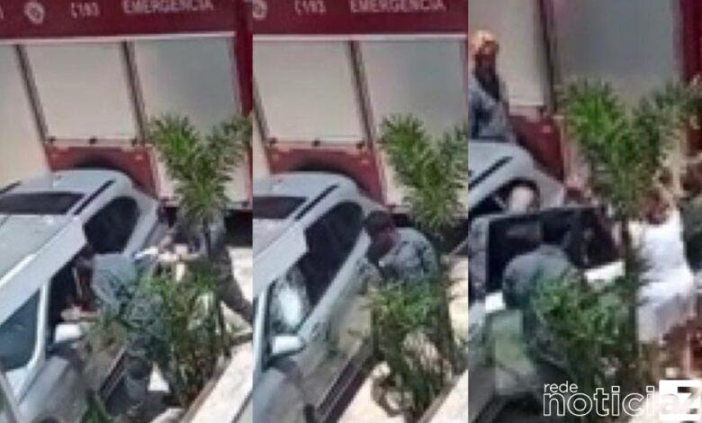 Bebê recebe alta hospitalar após ficar trancado em carro