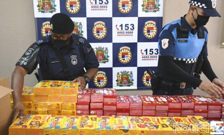 Chocolates são arrecadados pela Guarda de Jundiaí