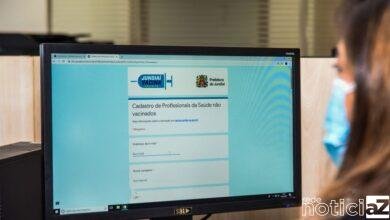 Profissionais da saúde que não se vacinaram vão ser cadastrados