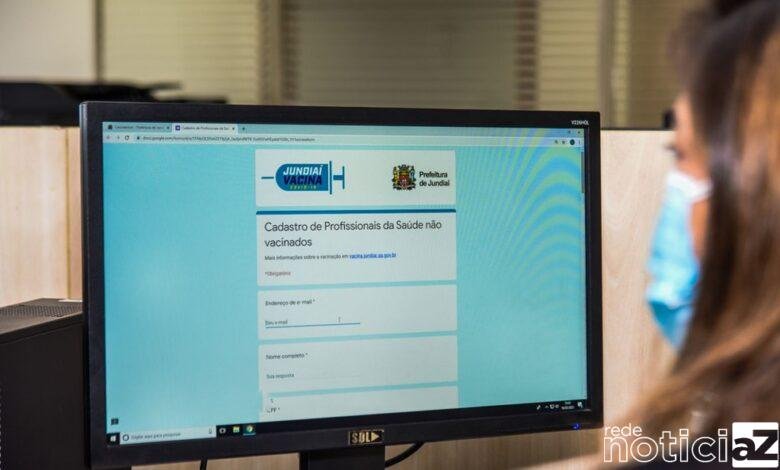 Profissionais da saúde que não se vacinaram vão ser cadastrados