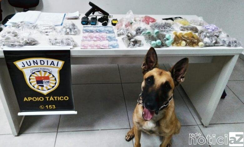 Guarda de Jundiaí aprende drogas e armas