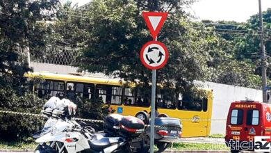 Carro capota em avenida de Jundiaí