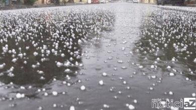 O granizo deu as caras na Região de Jundiaí