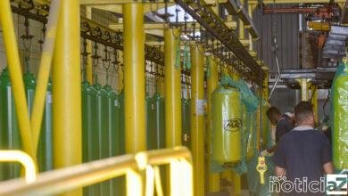 Cilindros fabricados em Jundiaí são enviados para outras partes do Estado