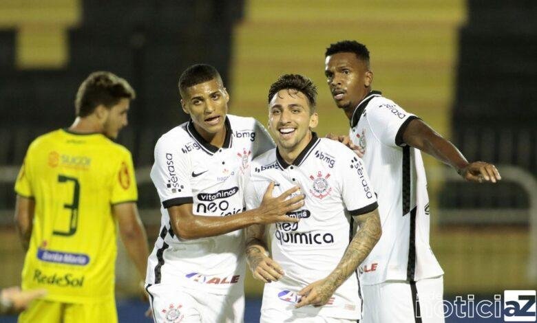 Em seu primeiro jogo oficial em território peruano, o Corinthians derrotou o Huancayo (Peru) por 3 a 0, nesta quinta-feira (6) no estádio Nacional.