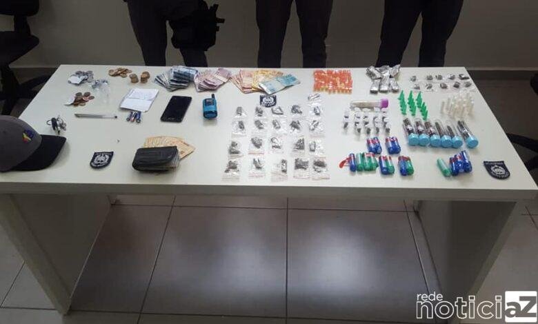 Drogas são apreendidas por alunos da Polícia Militar