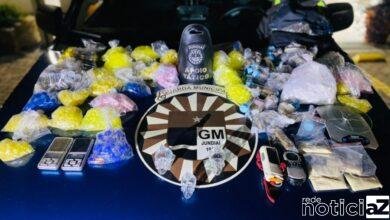 Guarda de Jundiaí apreende quase 5 kg de drogas