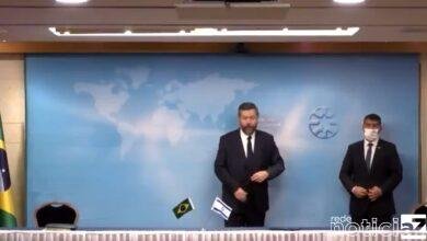 VÍDEO em Israel - Ernesto Araújo é repreendido por não usar máscara