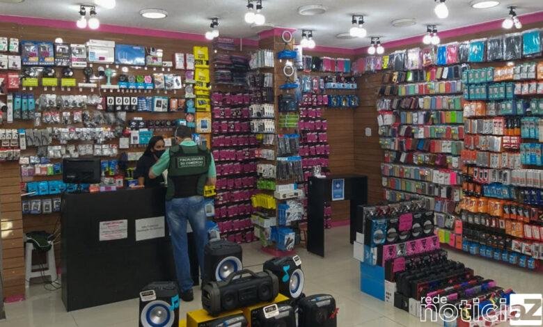 Comércio é fiscalizado durante a fase vermelha