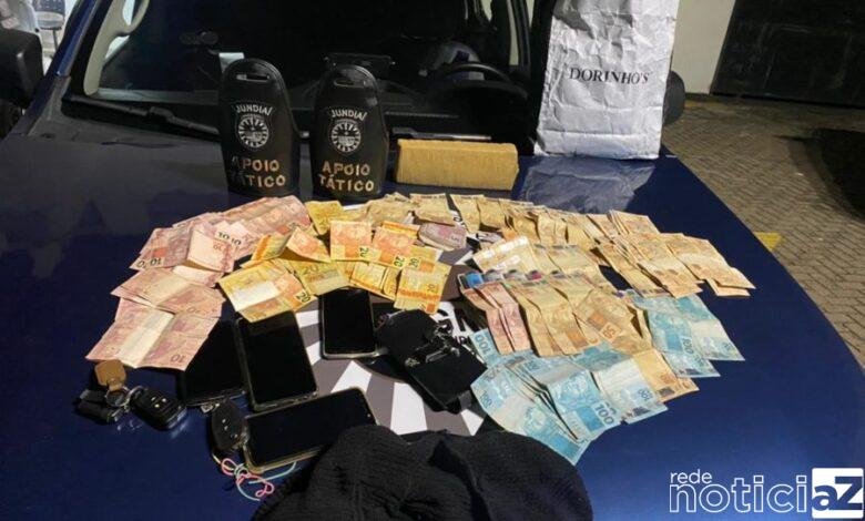 Dupla é presa com grande quantia em Jundiaí