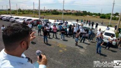 Jundiaí tem protesto de motoristas de aplicativo