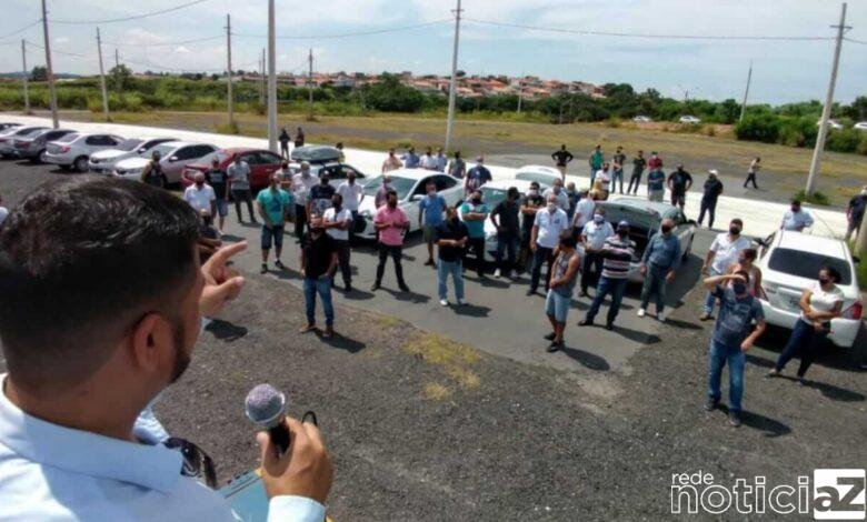 Jundiaí tem protesto de motoristas de aplicativo