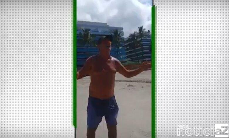 Muricy Ramalho é abordado por fiscais em Bertioga