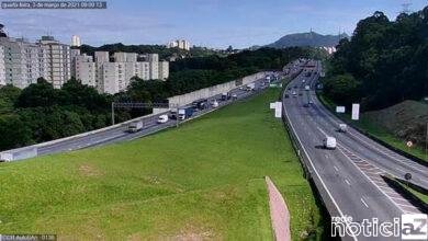 Condições de tráfego no Sistema Anhanguera-Bandeirantes 09.08.2021