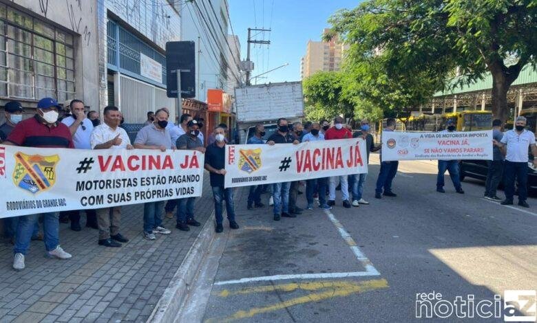 Motoristas do transporte público de Jundiaí protestam e param serviço