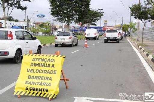 Barreiras de segurança são implantadas em Itatiba