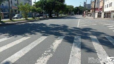 No primeiro dia de lockdown, movimento em Santos cai drasticamente