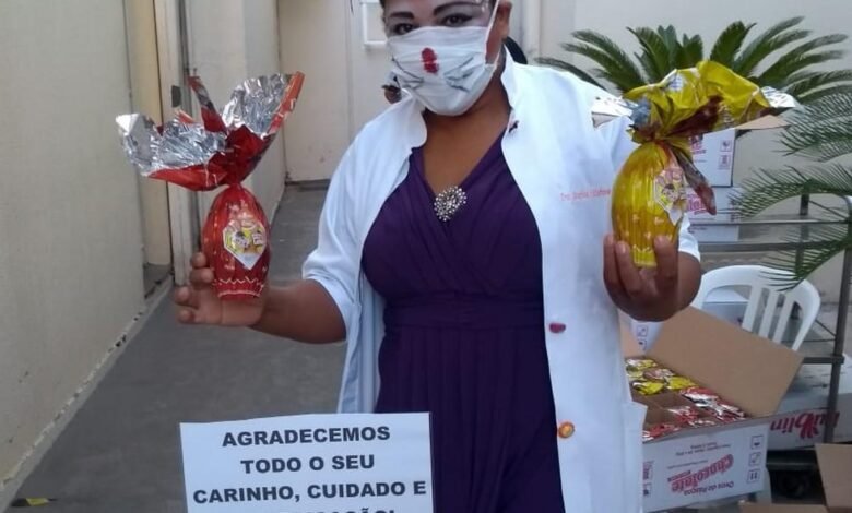Feliz Páscoa aos profissionais da saúde
