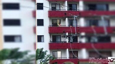 Homem que colocou criança em parapente presta depoimento