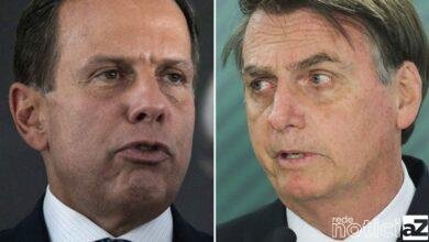Bolsonaro e Doria trocam farpas nas redes sociais