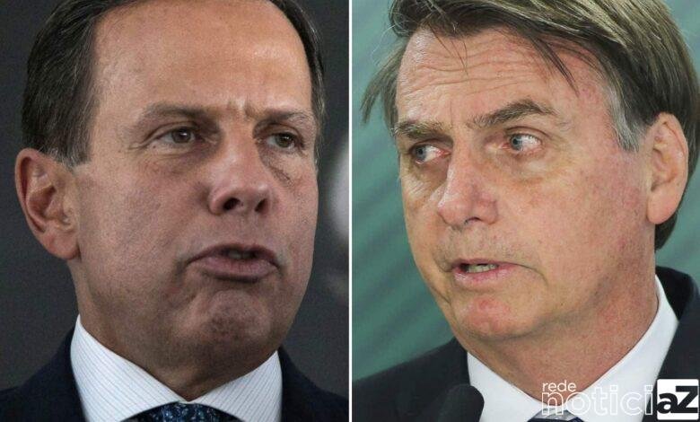 Bolsonaro e Doria trocam farpas nas redes sociais