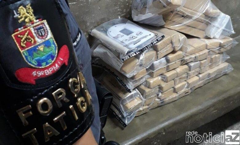 Mulher é presa com tijolos de maconha em Campo Limpo