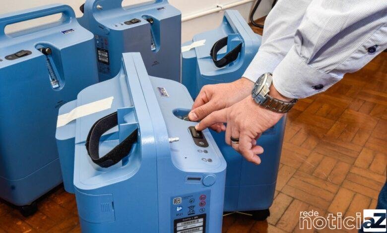 Concentradores de oxigênio são recebidos em Jundiaí