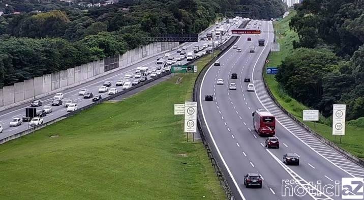 Condições de tráfego no Sistema Anhanguera-Bandeirantes