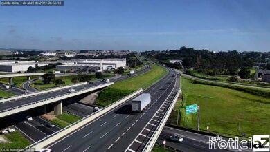 Condições de tráfego no Sistema Anhanguera-Bandeirantes