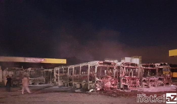 Garagem de Jundiaí sofre incêndio