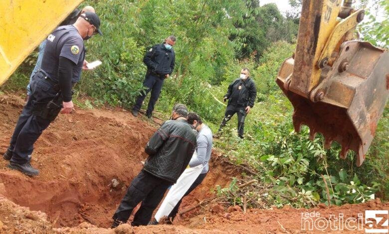 Ossadas encontradas em cova é investigada pela Polícia Civil