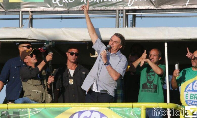 O presidente Jair Bolsonaro participou de manifestação promovida por agricultores e religiosos (15) na Esplanada dos Ministérios, na capital federal.