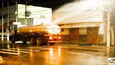 Itupeva promove desinfecção contra a Covid-19