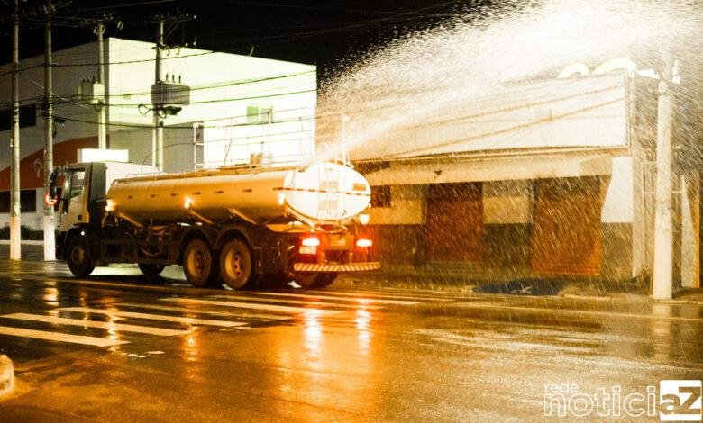 Itupeva promove desinfecção contra a Covid-19