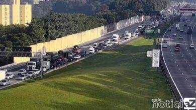 Condições de tráfego no Sistema Anhanguera-Bandeirantes