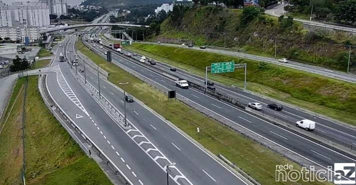 Condições de tráfego no Sistema Anhanguera-Bandeirantes