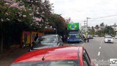 Jundiaí tem carreata de apoiadores de Bolsonaro